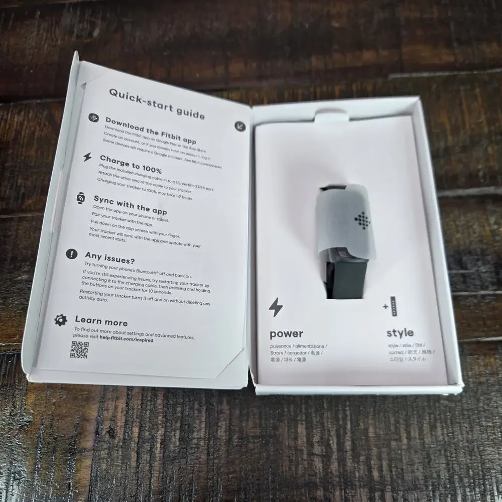 Fitbit Inspire 3 Heart Rate Monitor Health & Fitness Tracker Black Midnight Zen